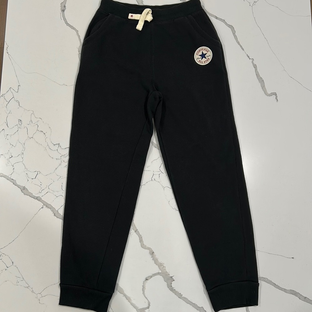 Boys Converse sweatpants, size extra large, black